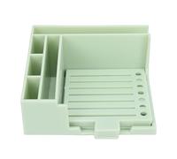OEBUAFI Set de Pochoirs pour Notes Autocollantes, avec 5 Pochoirs et Bloc de 100 Feuilles, pour Organisation de t de Bureau (GREEN)