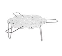 OEBUAFI Support à Vapeur Extensible et Pliable en Acier Inoxydable 304 avec Pieds en Forme de U pour Cuire à la Vapeur, Griller, Refroidir, Mettre en Conserve, Convient aux Casseroles de