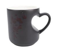 OEBUAFI Tasse à Langer en Céramique en Forme de Cœur, 310ml, Isolation Thermique, Cadeau de Saint-Valentin