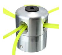 OEBUAFI Tête de -Bordures en Aluminium, Diamètre 4.5CM 4CM, pour Tondeuse à Gazon, Faible Vibration, Légère, Chargement Facile (Silver)