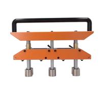 OEBUAFI Tôle Métallique Cintreuse de Bord, 0-90 Degrés | Acier rapide, alliage d\'aluminium, idéal pour les toitures, jauge de profondeur précise, conception stable à trois stations