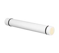 OEBUAFI Tube à Affiches, Tube à Documents étanche et Extensible pour Le Stockage, Conception Antichoc avec Couvercle Rotatif, Idéal pour Les œuvres d'art, Les Plans et Les Cartes (White)