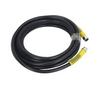 OEBUAFI Tuyau de Nettoyeur Haute Pression 9,14 M, Raccord M22, | PVC Triple Couche Résistant à L'abrasion, Sortie D'eau Uniforme de Type 55, Diamètre de 17 Mm Débit Stable, Compatible