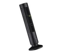 OEBUAFI Ventilateur Tour USB sans Pales, Ventilateur Portable USB, de Bureau avec 2 Réglages de Vitesse, Flux D'air à Circulation Silencieux de 36 DB, Compact et Léger (BLACK)