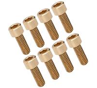 OEBUAFI Vis à Tête Cylindrique Hexagonale M6, Fixations en Cuivre, Pas | Surface lisse, mordant élevé, longue durée de vie, résistant à la corrosion, fixation fiable