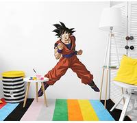 Oedim Sticker mural taille Real Dragon Ball Super Goku, produit officiel, 107 x 130 cm, vinyle pour murs, DBS