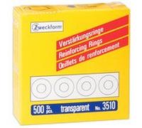 Oeillets de renfort 13 mm, transparent