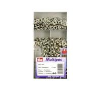 Oeillets/Rondelles 5 Mm Laiton Argenté + Outil