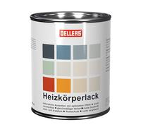 OELLERS Creative, Peinture radiateur, gris argent, couleur moderne, décoration & design - 1 l, RAL 7001