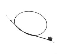 OEM 7101861MA Câble d'extrémité de boucle de rechange pour tondeuse à gazon et petit moteur, fil de traction en métal avec connecteurs à anneau de retenue, noir