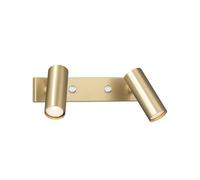 Örsjö Belysning Applique Puck Double laiton mat. LED
