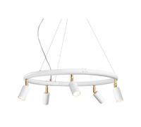 Örsjö Belysning Suspension et applique ronde Starlight Ø60 cm Laque structurée blanche RAL 9016