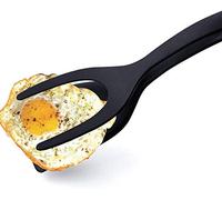 Oeuf 2 en 1 Spatule Multifonction Anti-Adhésive en Silicone pour Pancake et Frite - Ustensile de Cuisine