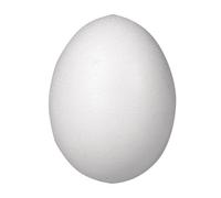 Oeuf En Polystyrène, Plein, Hauteur 12 Cm