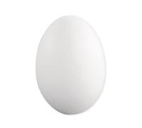 Oeuf En Polystyrène, Plein, Hauteur 8 Cm