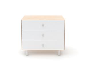 Oeuf Nyc - Commode Merlin Classic 3 tiroirs - Blanc/Bouleau