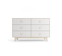 Oeuf Nyc - Commode Merlin Sparrow 6 tiroirs - Blanc/Bouleau