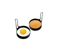 Oeuf pancake maker moule 2 pcs en acier inoxydable ronde anti-adhésif oeuf shaper poêle anneau moule accessoire ustensiles de cuisine cuisine maison