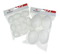 Oeufs En Plastique, 6cm Blanc