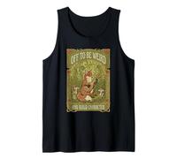 Off to Be Weird and Build Character Fox Mandoline Art Nouveau Débardeur