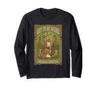 Off to Be Weird and Build Character Fox Mandoline Art Nouveau Manche Longue