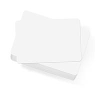 OFFCUP Cartes Postales Vierges A6, 54pcs Carte Vierge, Cartes Pliantes Blanc 15x10cm, Carte à personnaliser pour Imprimante Écriture, DIY Remerciement 250g/m²