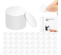 OFFCUP NFC Tag NTAG215, 50pcs NFC Sticker, 25mm étiquettes NFCs Ronde, Carte NFCs Blanc avec Support Adhésif, Cartes de Monnaie 504 Octets Compatible avec TagMo Amiibo et iOS et Les Appareils