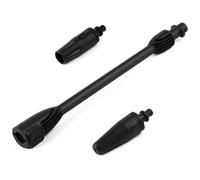 OFFCUP Rallonge de Lance pour Nettoyeur Haute Pression Kärchcer K2 K3 K4 K5 K7 Extension de Lance en ABS Accessoire de Nettoyage pour Lavage Voiture Terrasse Jardin, Noir