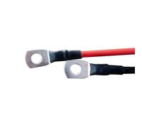 Offgridtec 1m Batteriekabel 10mm² M8 Terminal Zu Schraubklemmenanschluss, Öl-, Kälte- & UV-beständig, Flammwidrig, Für Geräte Mit M8 Schraubklemmenanschluss, Hohe Belastbarkeit, Rot/Schwarz