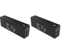 Offgridtec 2,2 Ah/C10 AGM Batterie Solaire pour Applications cyclique, 2-01-001470 (Lot de 2)