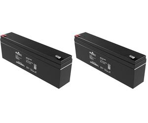 Offgridtec 2,2 Ah/C10 AGM Batterie Solaire pour Applications cyclique, 2-01-001470 (Lot de 2)