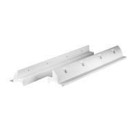 Offgridtec© 55cm Spoiler blanc Fixation solaire pour toit Heavy Duty