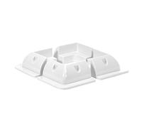 Offgridtec ABS Set de profil d'angle Heavy Duty Blanc 150 x 150 mm, 1 pièce, 006525