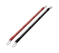 Offgridtec Câble De Batterie 1m 35 mm² Œillets M8 des Deux Côtés, Résistant À l'huile, Au Froid Et Aux UV, pour Appareils avec Borne À Vis M8, Idéal pour Les Contrôleurs De Charge, Rouge/Noir