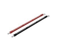 Offgridtec Câble De Batterie 1m 50 mm² Œillets M10 des Deux Côtés, Résistant À l'huile, Au Froid Et Aux UV, pour Appareils avec Borne À Vis M8, Idéal pour Les Contrôleurs De Charge, Rouge/Noir