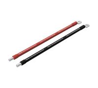 Offgridtec Câble De Batterie 2m, 16 mm², Borne M8 sur Borne À Vis, Résistant À l'huile, Au Froid Et Aux UV, Ignifuge, pour Appareils avec Borne À Vis M8, Capacité De Charge Élevée, Rouge/Noir
