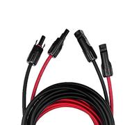 Offgridtec Câble de connexion PV vers fiche PV 6 mm² Rouge/noir 8 m