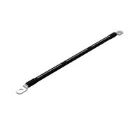 Offgridtec Cable pont batterie ultra-resistant 25mm² double M8 0,2m (Noir) | Cosses a oeillet, cable CC haute intensite pour batterie, onduleur, bateau. Flexible, resistant huile, UV, flammes.