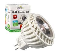 Offgridtec COB LED 7 W MR16 Spot ultra-Série 545 lm GU5,3 12 V/DC Lampe de rechange pour Ampoules 60 W Blanc Chaud 5-01-001610 halogene
