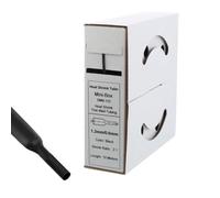 Offgridtec Gaine thermorétractable 10 m 1,2 mm > 0,6 mm Noir Boîte distributrice Atelier Voiture
