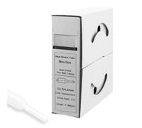 Offgridtec Gaine thermorétractable adhésive 5 m (12 mm > 4 mm, 3:1), double paroi, sans halogène, ignifugée, isolation étanche câbles, facile à couper, boîte distributrice incluse, transparente.