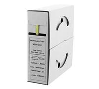 Offgridtec Gaine thermorétractable de 10 m - 3,2 mm > 1,6 mm - Jaune/vert - Boîte distributrice 2:1