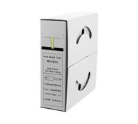 Offgridtec Gaine thermorétractable de 10 m avec colle 1,2 mm > 0,6 mm, taux de rétrécissement 2:1, double mur, sans halogène, ignifuge, isolation de câble étanche, facile à couper, boîte distributrice