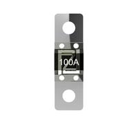 Offgridtec Jeu de fusibles MIDI 100 A systèmes CC 58V, fusibles haute intensité connexions zinc, faible résistance de contact, protection anti-étincelles, montage vis, certifiés RoHS/UL, pack 5