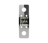 Offgridtec Jeu de fusibles MIDI 200 A systèmes CC 58V, fusibles haute intensité connexions cuivre, faible résistance de contact, protection anti-étincelles, montage vis, certifiés RoHS/UL, pack 5