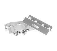 Offgridtec Kit supports Z aluminium 100 mm pour modules PV ≤150 W (4 pcs) | Avec vis en acier inoxydable, écrous papillon, rondelles & rondelles frein, pour abris de jardin, toits & cabanes