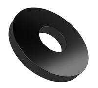 Offgridtec Lot de 10 rondelles en acier inoxydable V2A DIN304 V2A M16 x 30 mm - Rondelles résistantes à la corrosion pour montage solaire, construction, électronique, automobile et industrielle - Noir