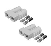 Offgridtec Lot de 2 connecteurs de batterie SJ50 pour câble de 4 à 6 mm², compatible Anderson SB50, broches de contact sûres, polycarbonate robuste, 50 A 600 V Anderson pour panneaux solaires et