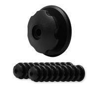 Offgridtec Lot de 20 Boutons Ronds pour Fixation de bâche, Filet de remorque, Boutons de Fixation