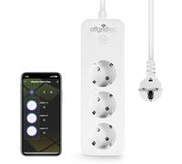 Offgridtec multiprise WiFi Intelligente 3 Prises, contrôle Via appli Smart Life/Tuya, Suivi énergie Temps réel, minuterie et scènes, Compatible Alexa/Google Home, 16A/3520W, câble 1,8 m, 4 pièce
